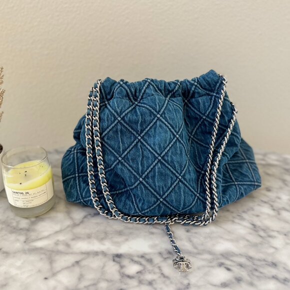 TORY BURCH Fleming Soft Denim Hobo Bag - Picture 2 of 3